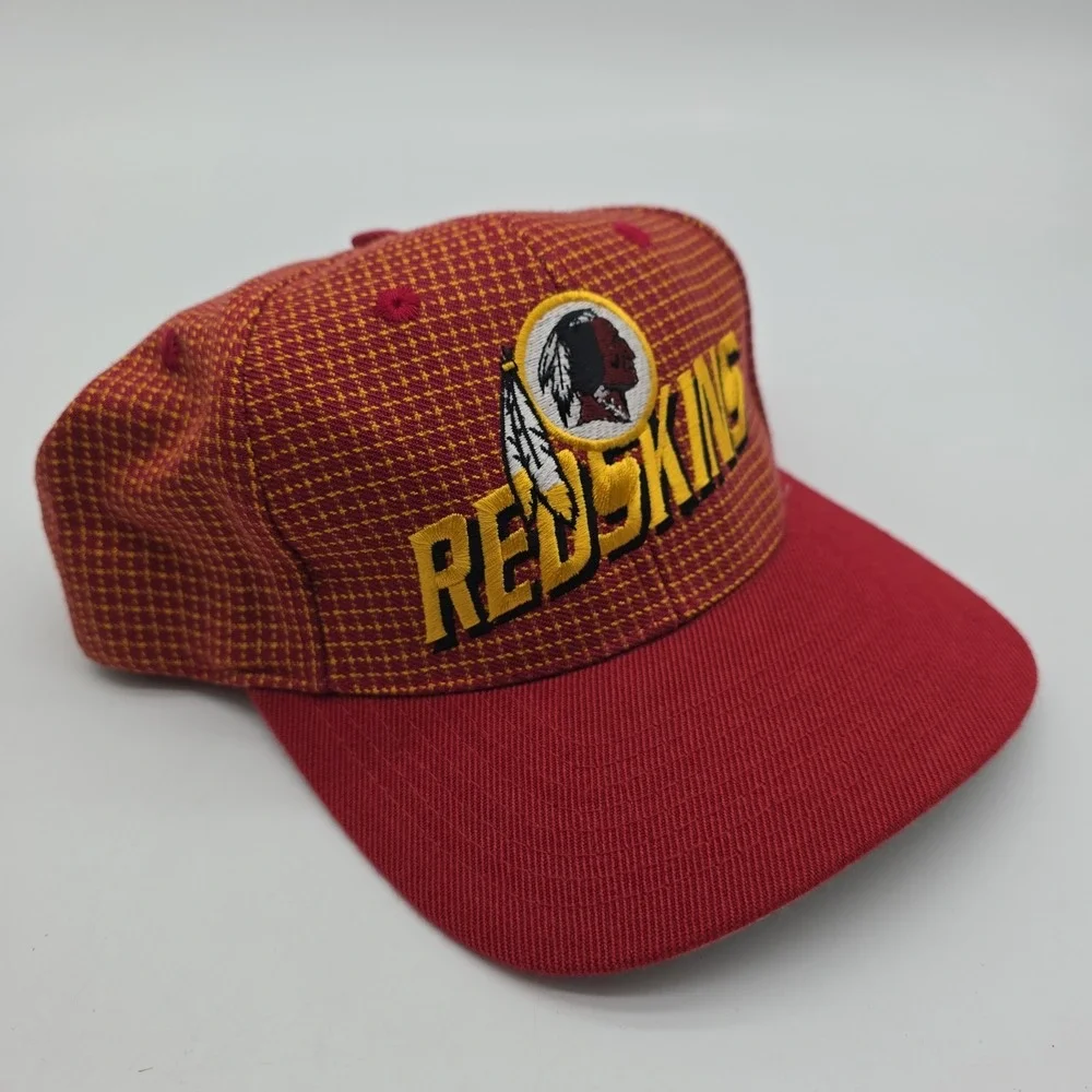 Vtg Washington Redskins Football Team Hat NFL Pro Line Logo Athletic Adj Red Cap